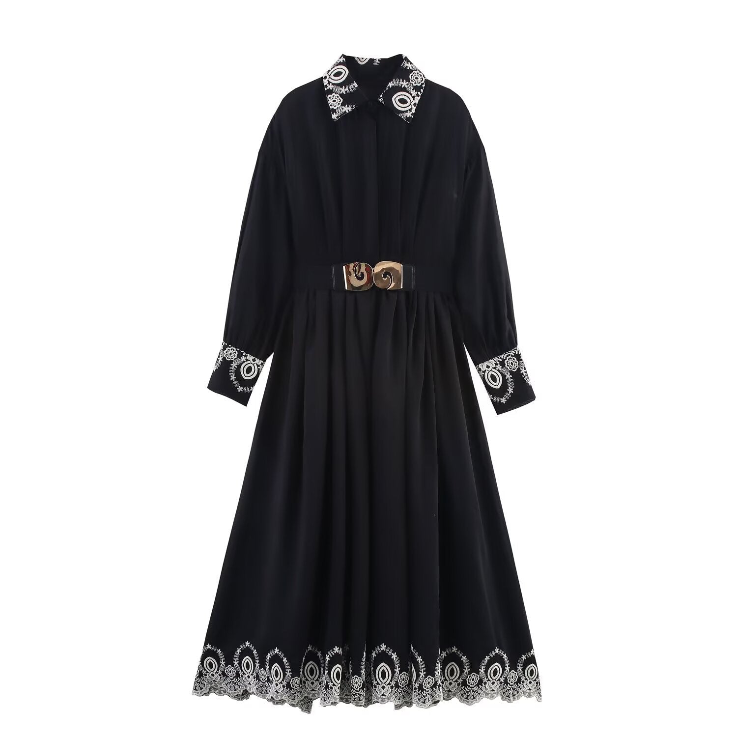 Elegant Embroidered Dress, Central Park | Women - BYMANYC ® New York - My Men's Shop