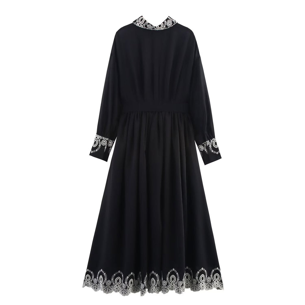 Elegant Embroidered Dress, Central Park | Women - BYMANYC ® New York - My Men's Shop