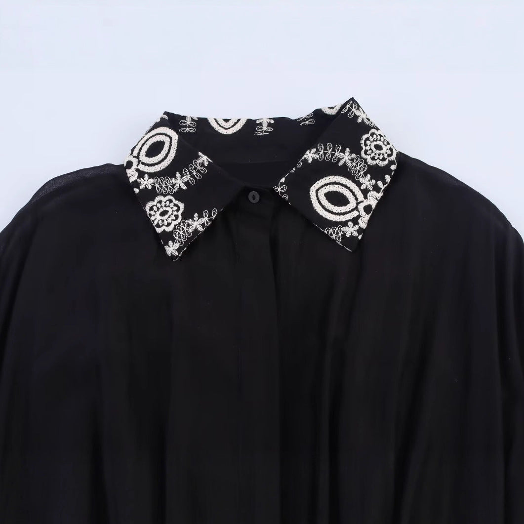 Elegant Embroidered Dress, Central Park | Women - BYMANYC ® New York - My Men's Shop