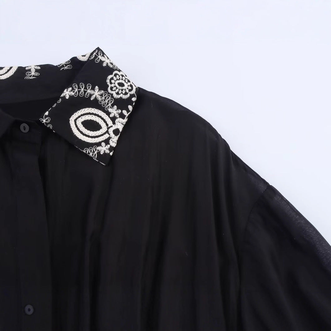 Elegant Embroidered Dress, Central Park | Women - BYMANYC ® New York - My Men's Shop