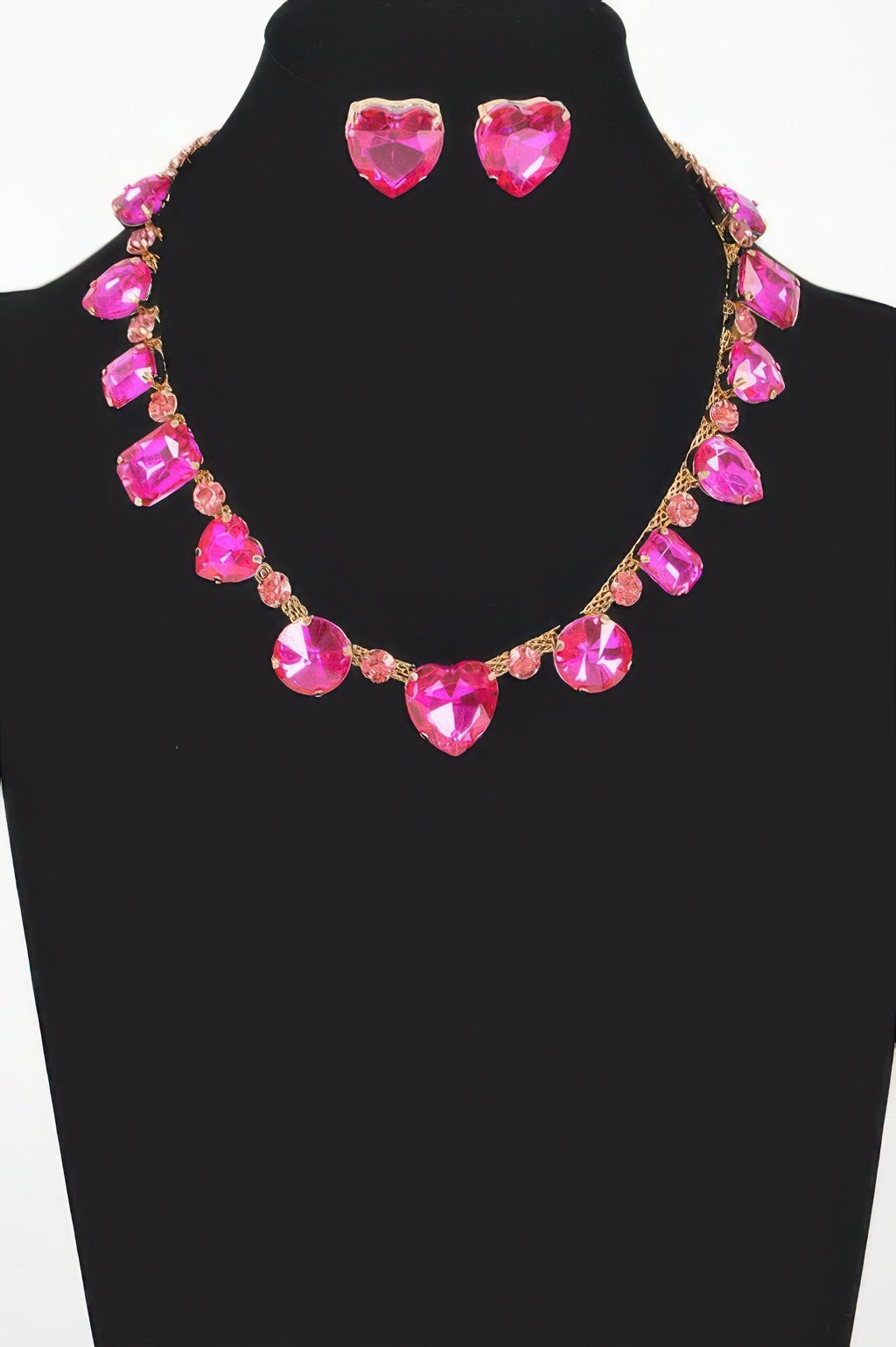 FIFTH AVENUE Stone Necklace and Earring Set: BYMANYC ® New York