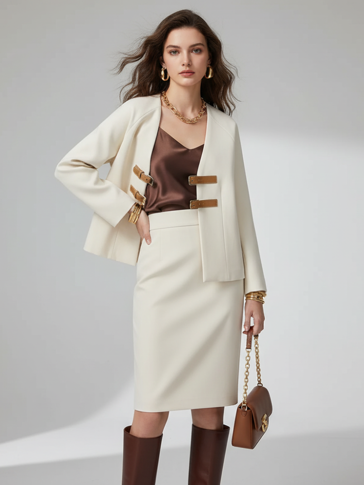 Faux Leather Blazer, Chelsea | Women - BYMANYC ® New York - My Men's Shop