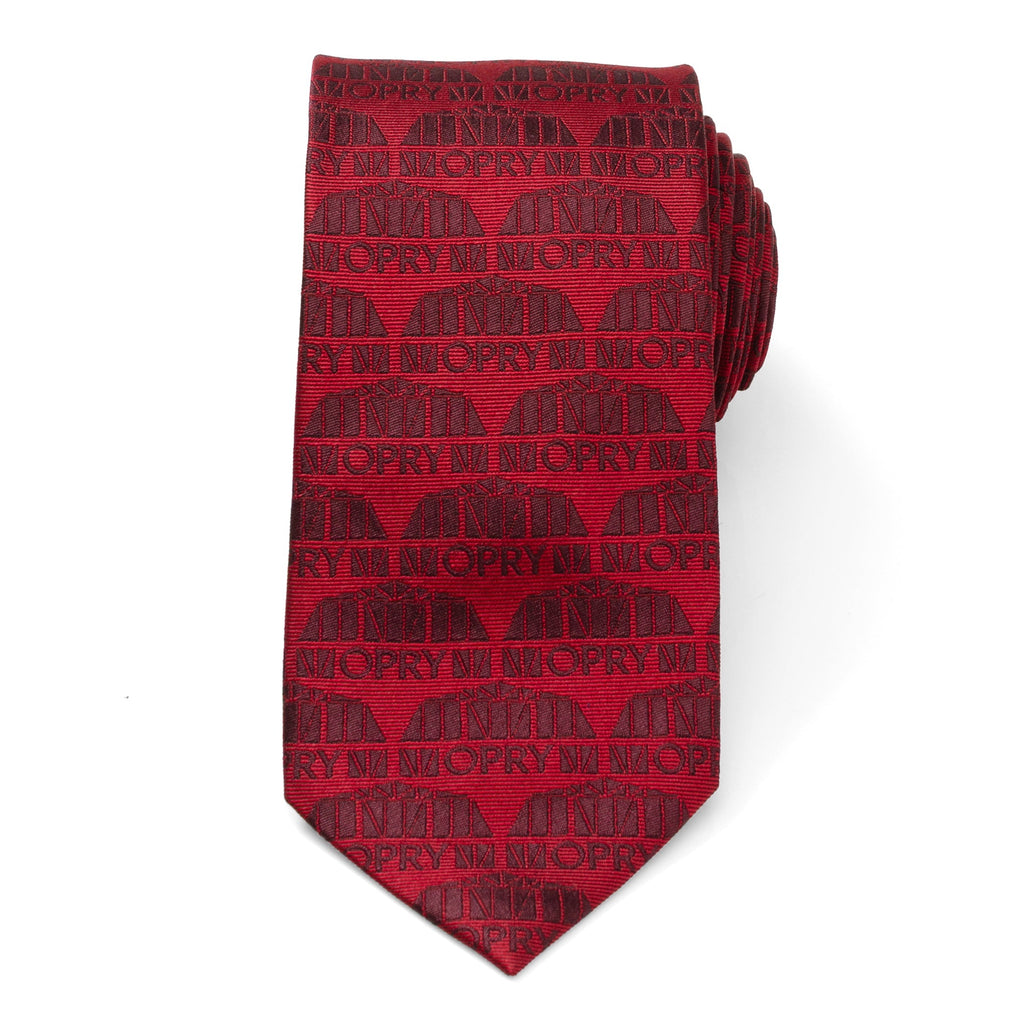 Grand Ole Opry Auditorium Red Men's Tie