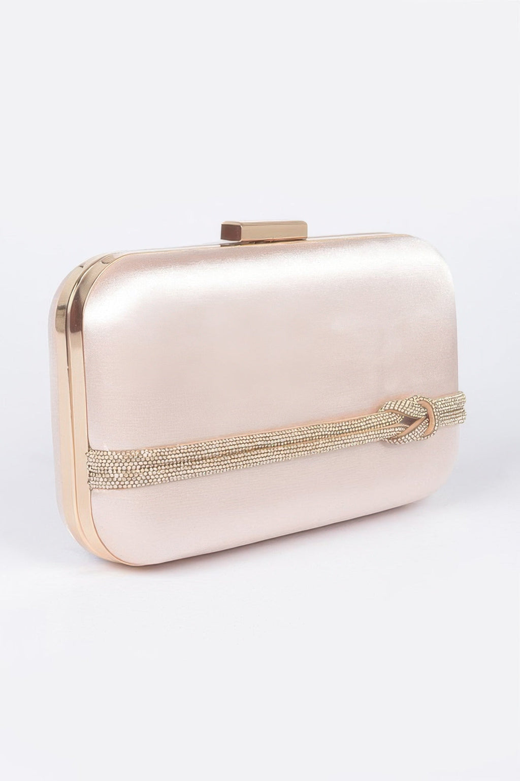 GRAMERCY Satin Frame Clutch | Luxury BYMANYC ® New York Style