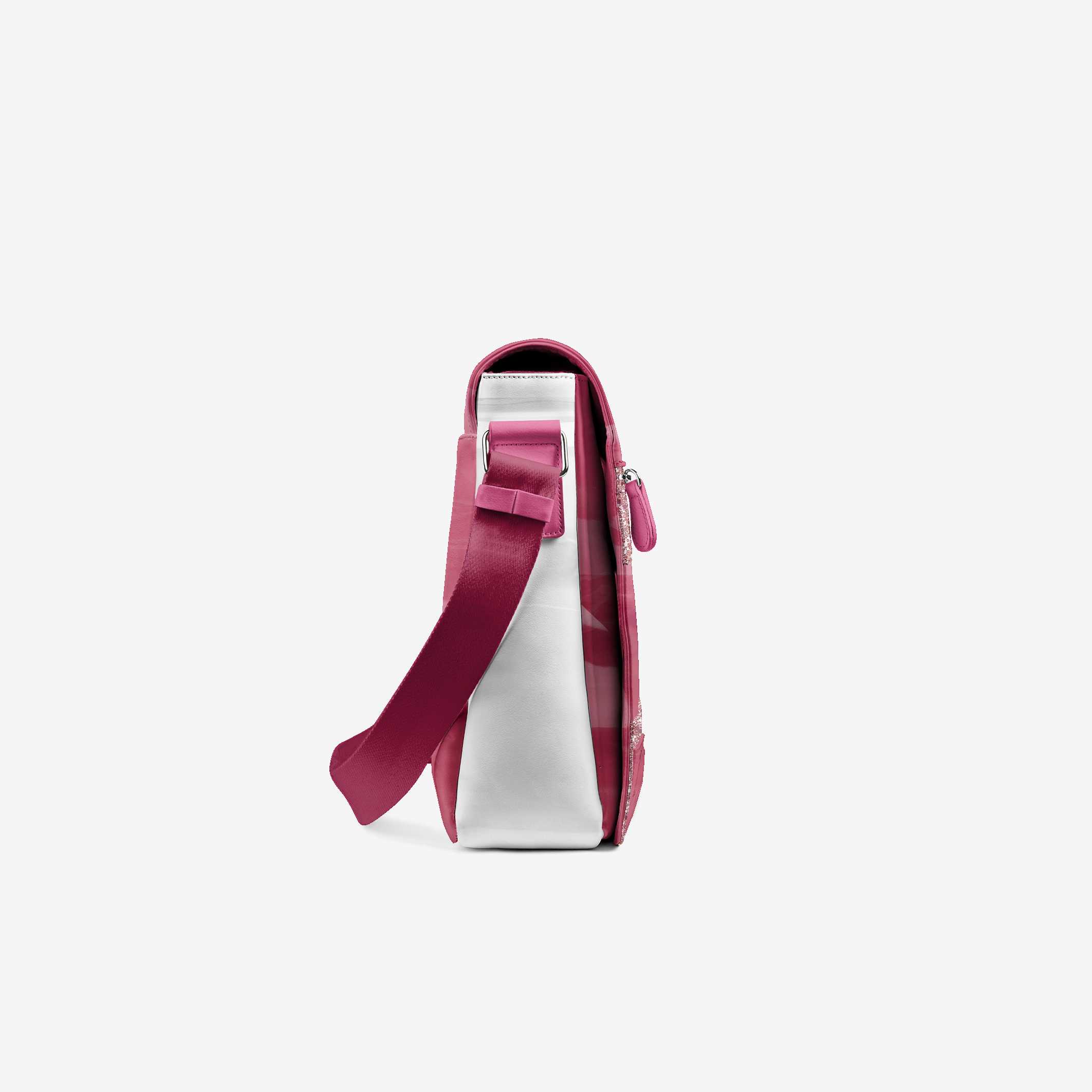 Glitter Pink Messenger Bag 16” | BYMANYC ® New York Glam Street Edition - My Men's Shop