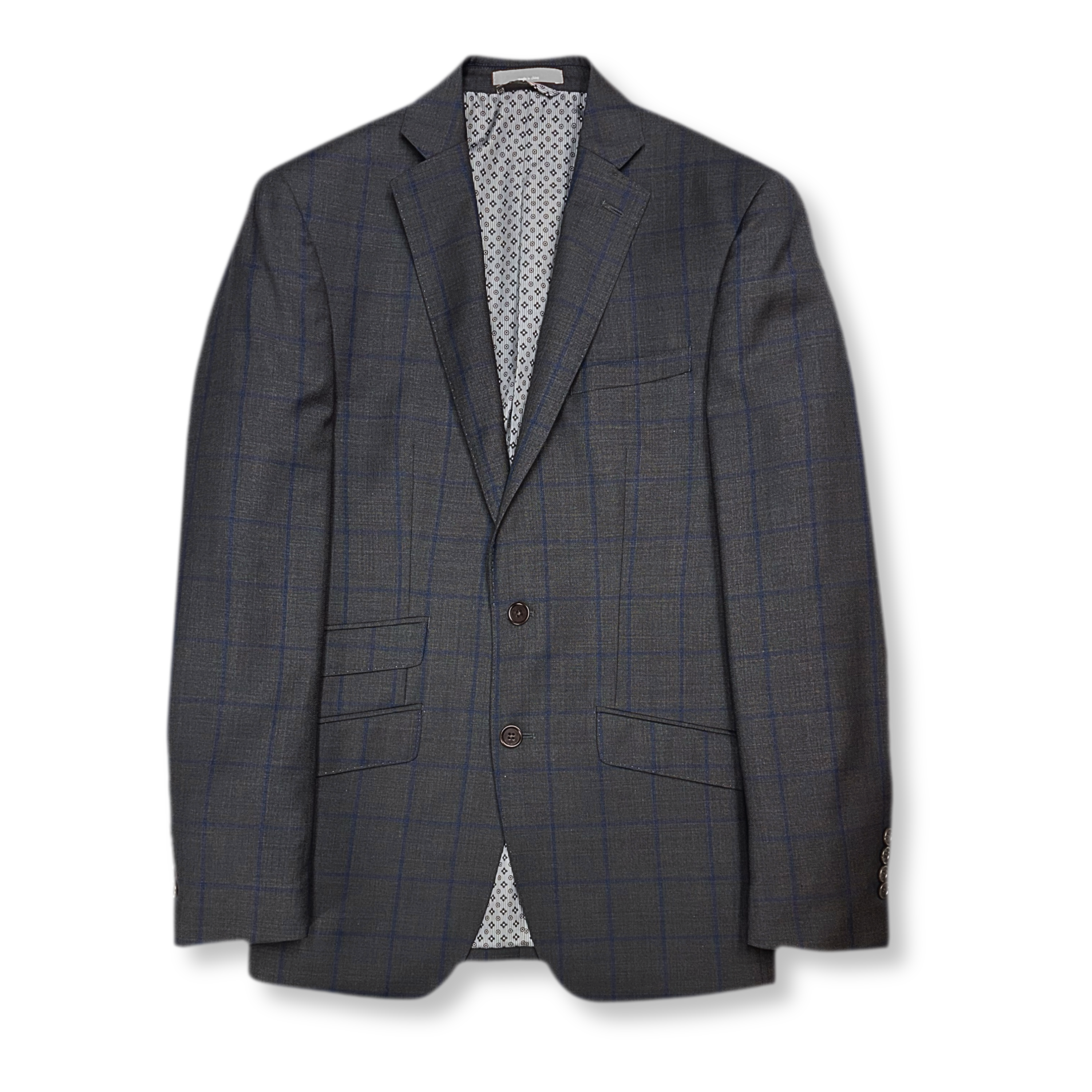 Vedrillo Windowpane Vested Suit - My Men's Shop