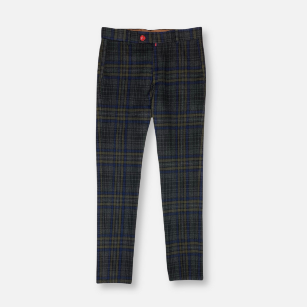 Serrano Heavy Plaid Pants - My Men's Shop