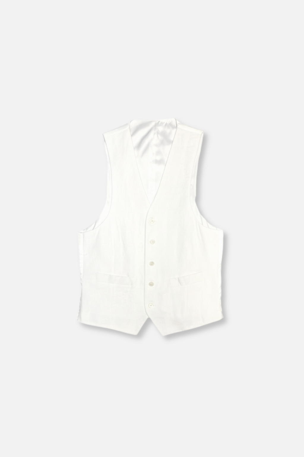 Hitchcock Linen Vest - My Men's Shop