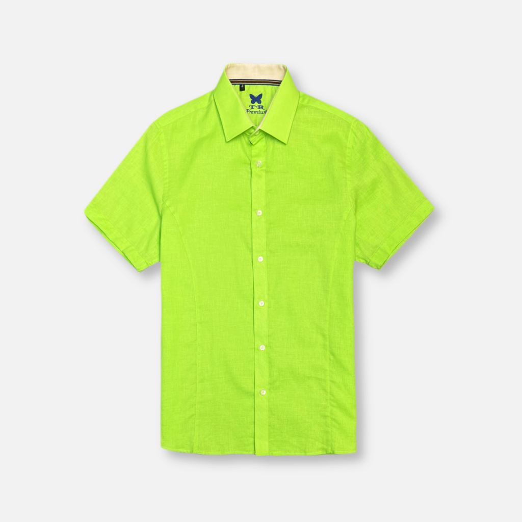 Trevor Short Sleeve Linen Shirt - My Men's Shop