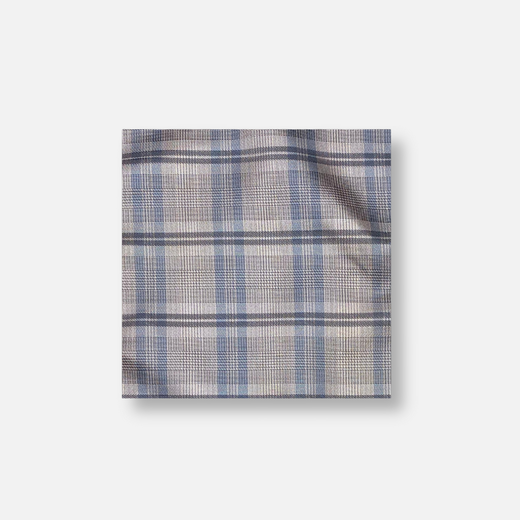 Branch Plaid Pocket Square - My Men's Shop