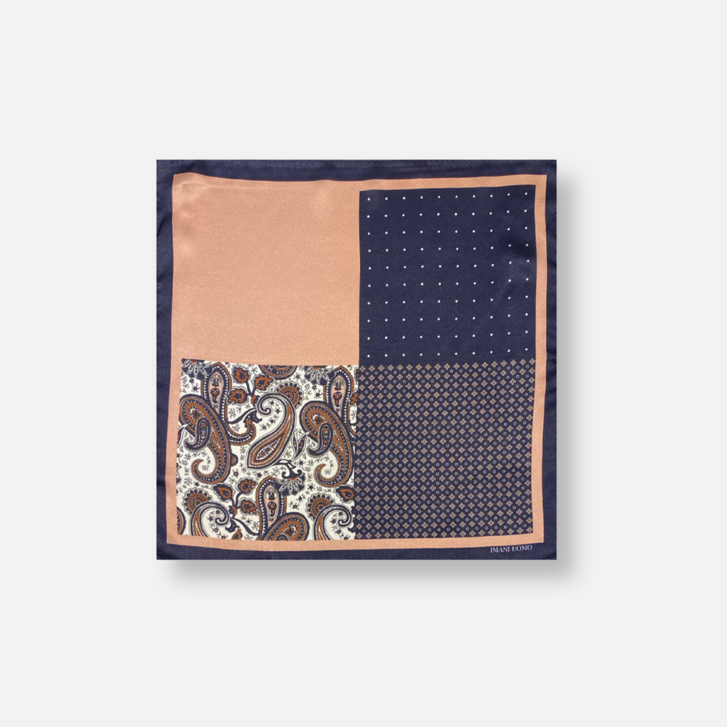 Ike Jacquard Pocket Square - My Men's Shop