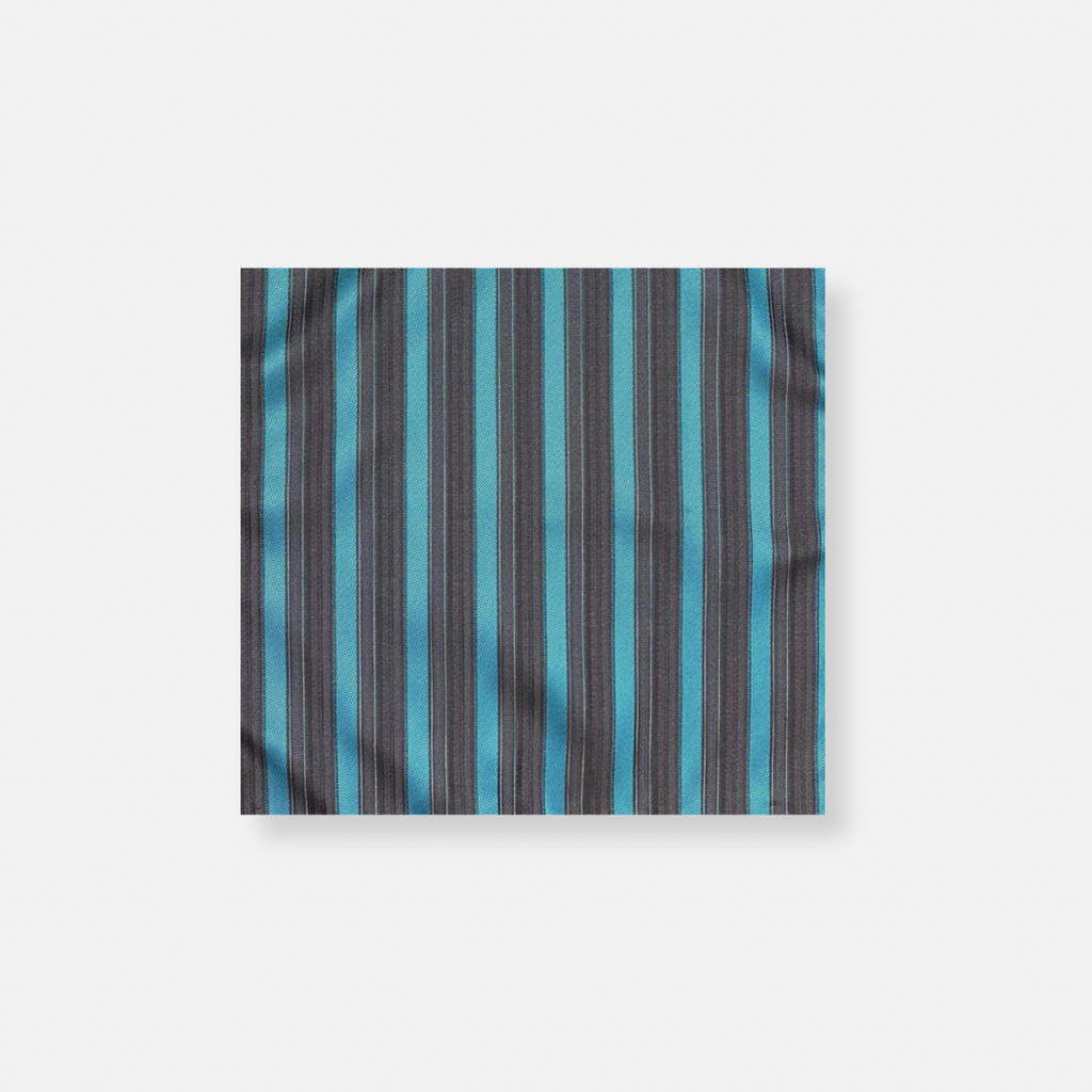 Bakari Striped Pocket Square - My Men's Shop
