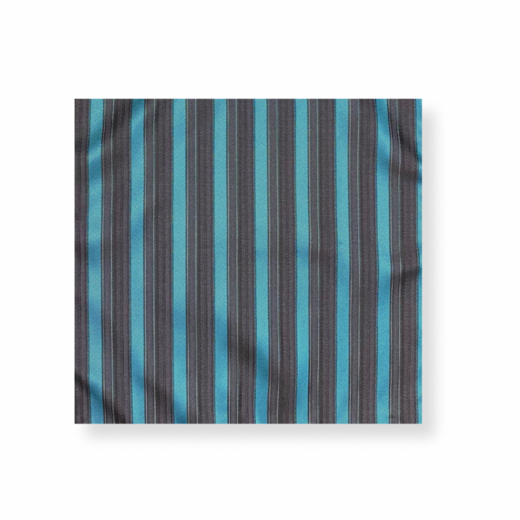 Bakari Striped Pocket Square - My Men's Shop