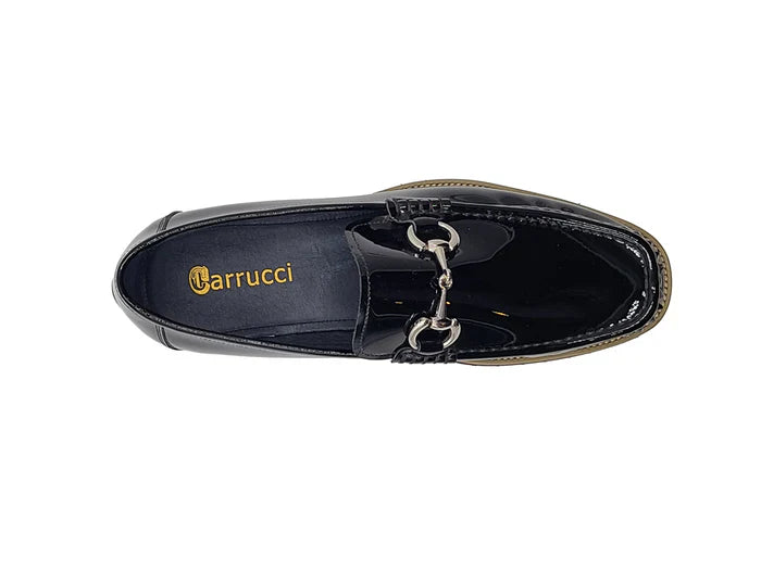 Elegant Patent Leather Horse Bit Loafer - My Men's Shop