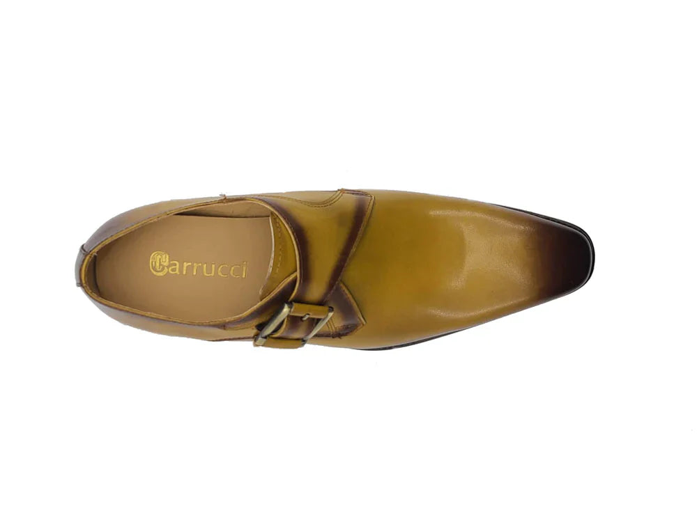 Monk Strap Buckle Leather Loafer KS503-39 - My Men's Shop