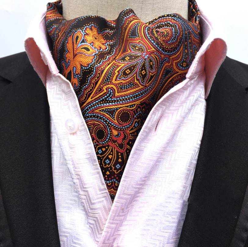 KSF1010 Orange and Blue Paisley Ascott