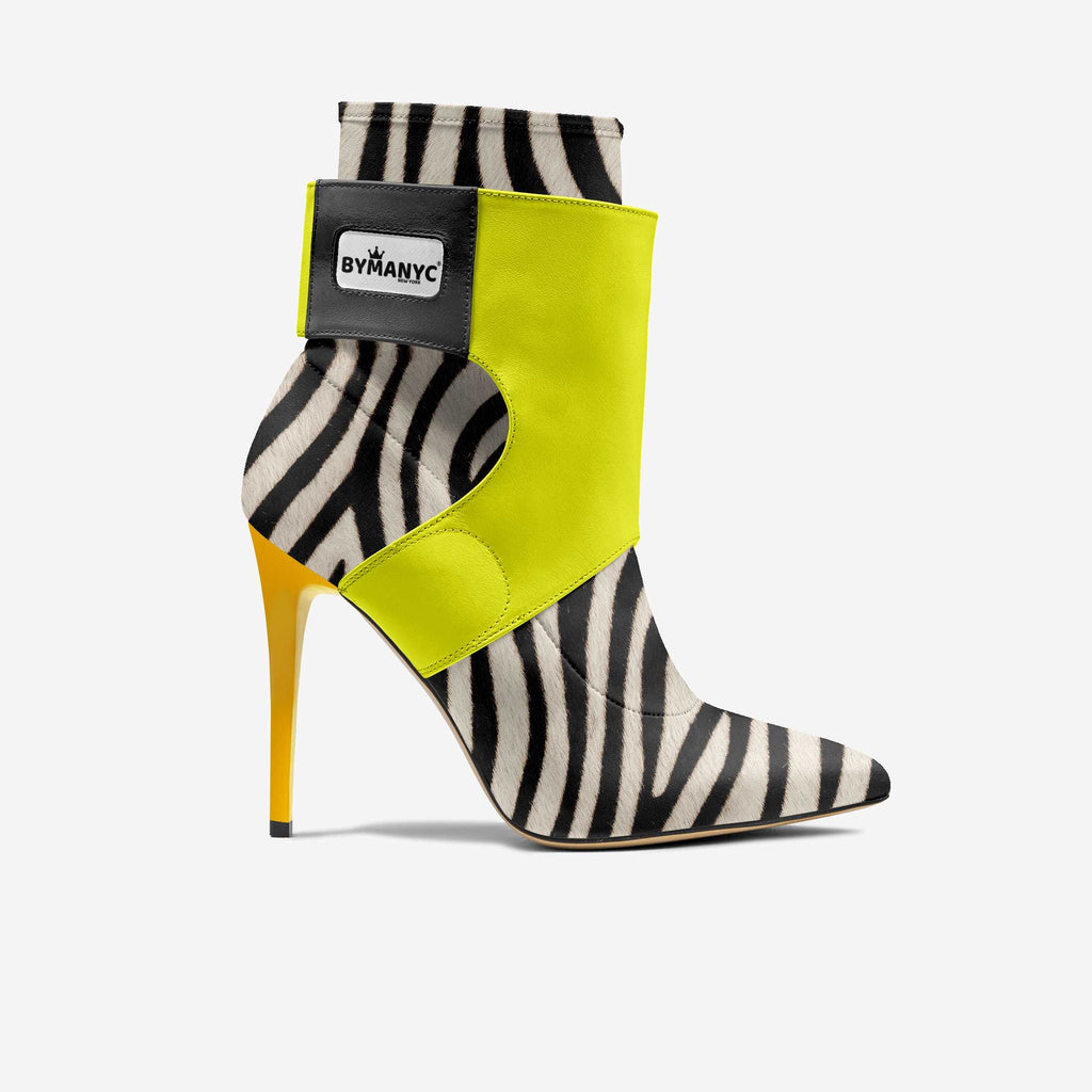 Limited Edition Vegan Stiletto Boots BYMANYC ® New York Futurista Noir - My Men's Shop