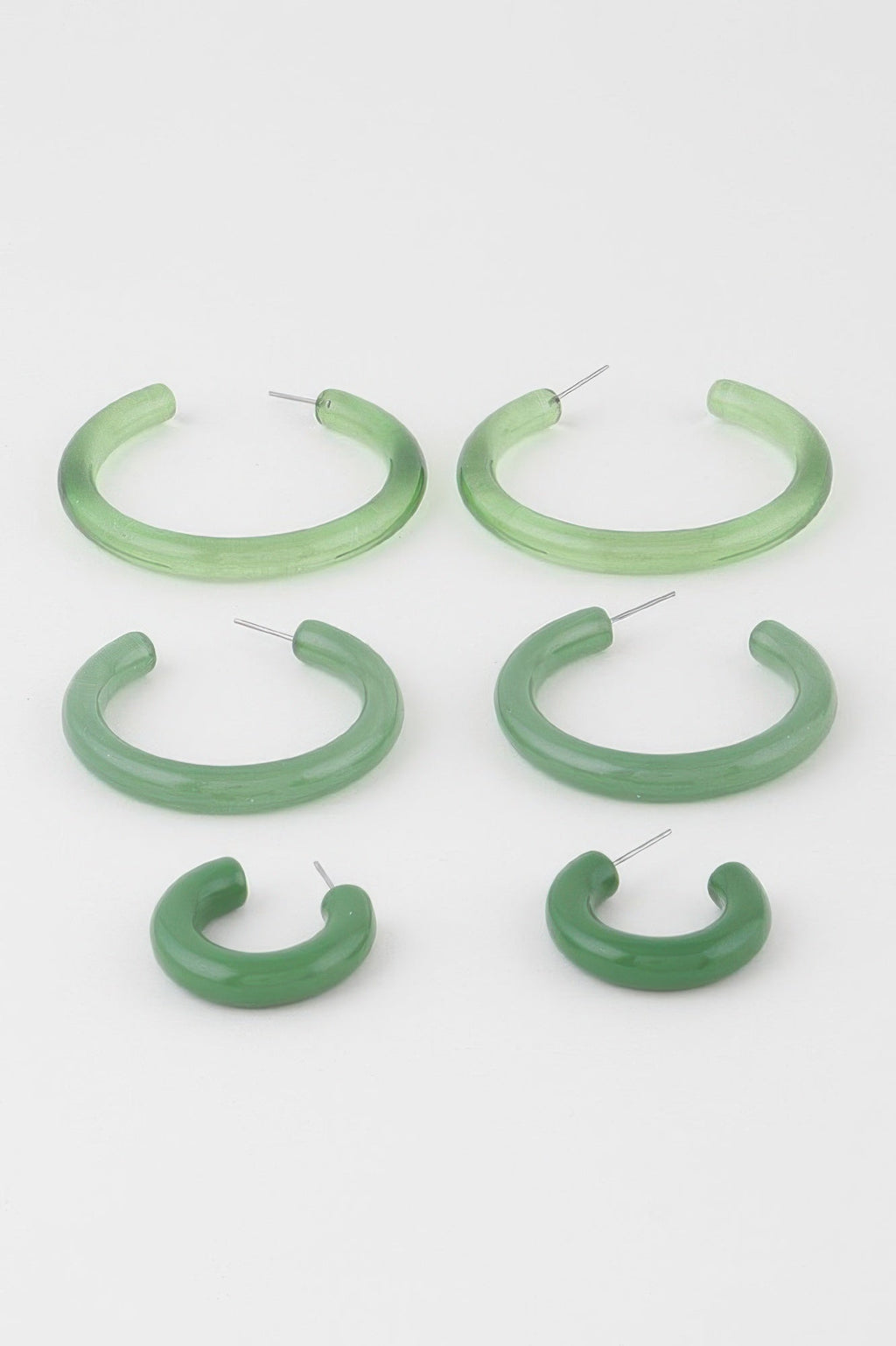 MADISON Multi Solid Hoop Earrings Set: NYFW BYMANYC ® New York