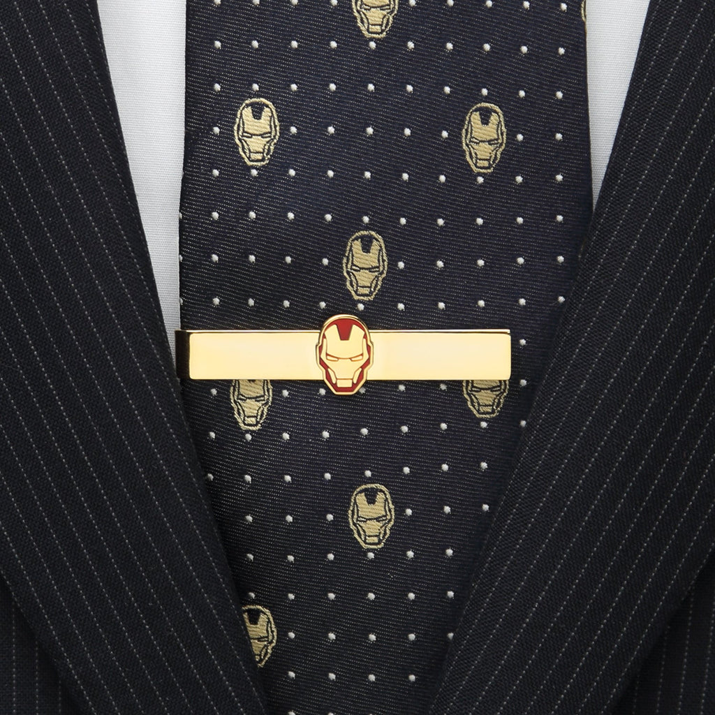 Marvel Iron Man Cufflinks and Tie Bar Gift Set