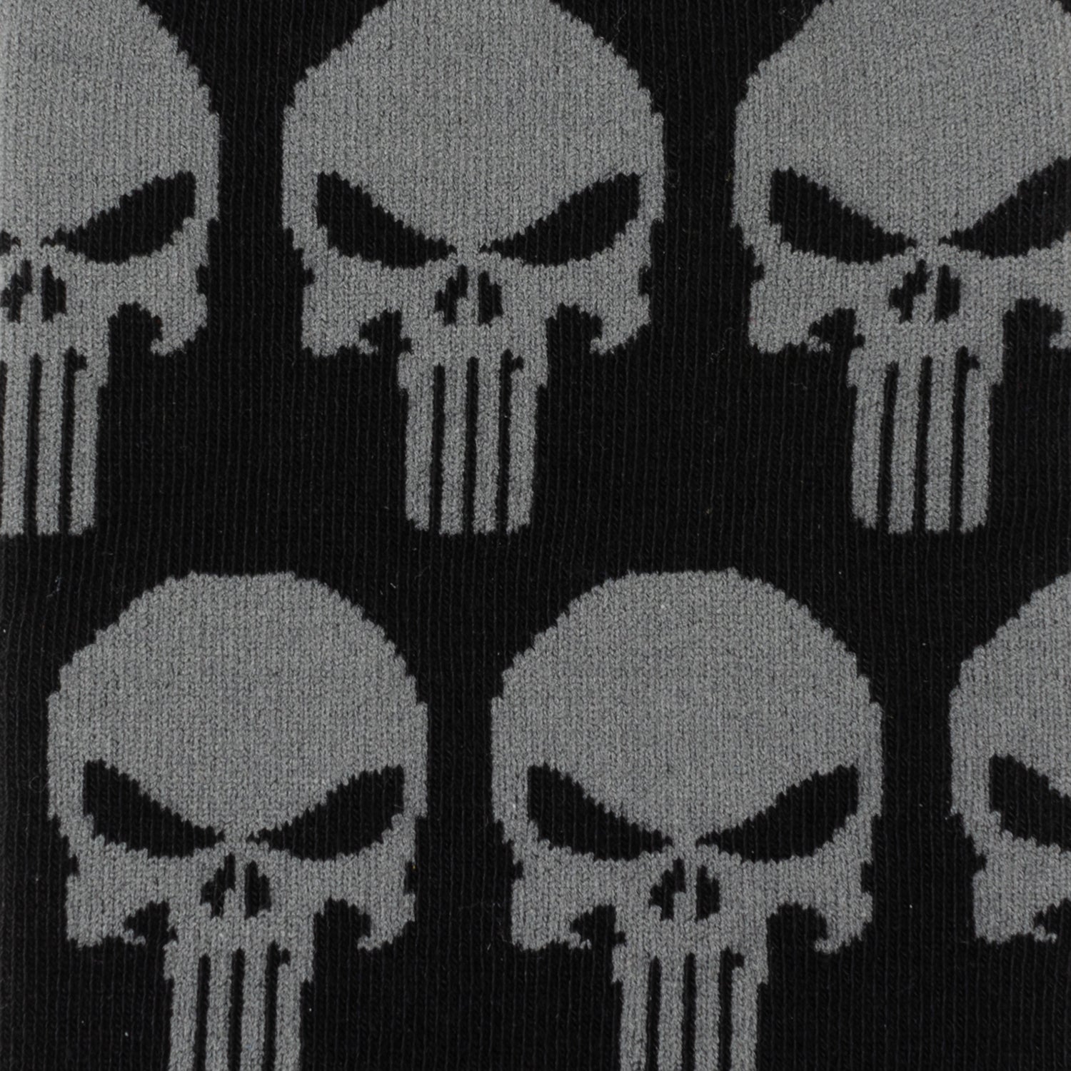 Marvel Punisher Black Socks and Silver Lapel Pin Gift Set