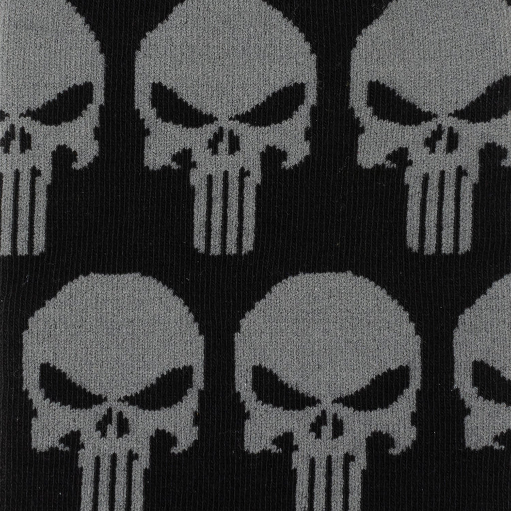 Marvel Punisher Black Socks and Silver Lapel Pin Gift Set