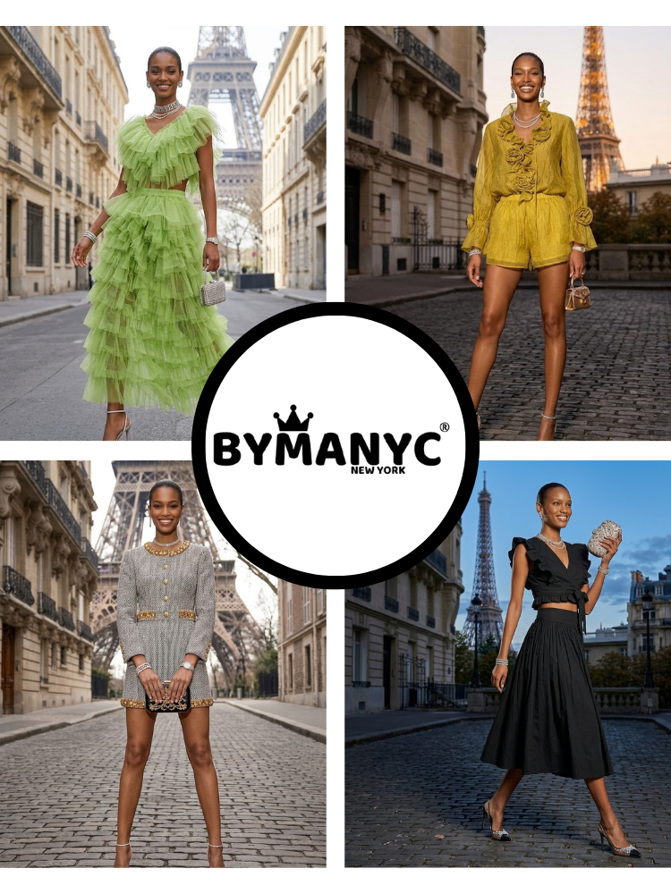 Matching Set Women's MONTMARTRE New Collection PARIS LE MARAIS BYMANYC ® New York
