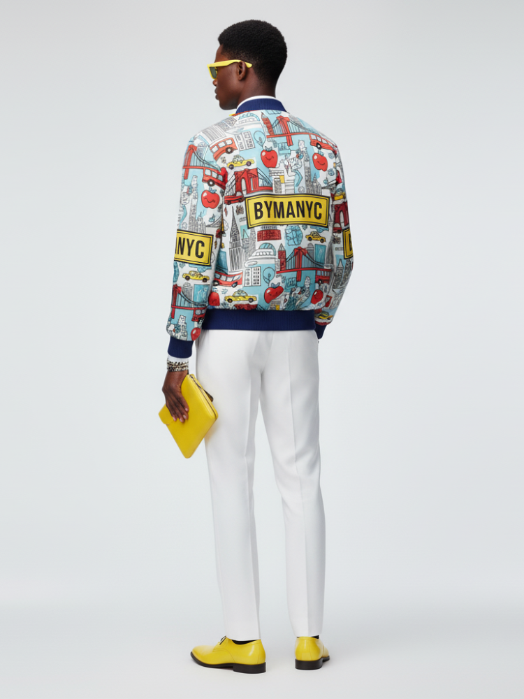 Men's GREENWICH Bomber Jacket BYMANYC ® New York - My Men's Shop