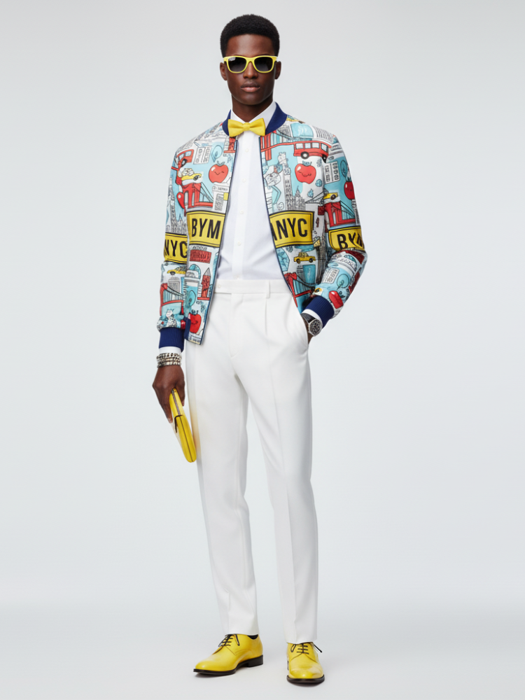 Men's GREENWICH Bomber Jacket BYMANYC ® New York - My Men's Shop