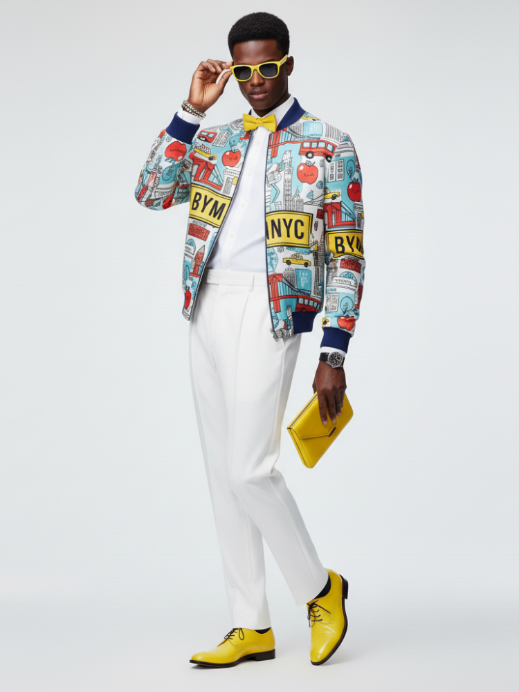 Men's GREENWICH Bomber Jacket BYMANYC ® New York - My Men's Shop