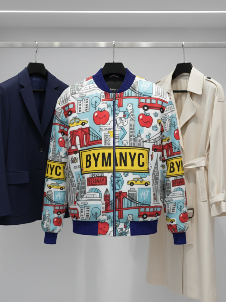 Men's GREENWICH Bomber Jacket BYMANYC ® New York - My Men's Shop