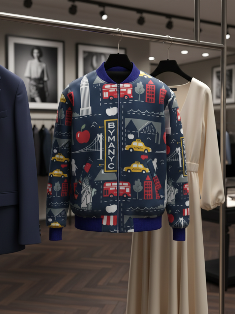 Men's HARLEM Bomber Jacket BYMANYC ® New York - My Men's Shop