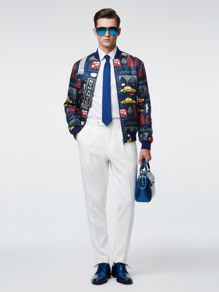Men's HARLEM Bomber Jacket BYMANYC ® New York - My Men's Shop