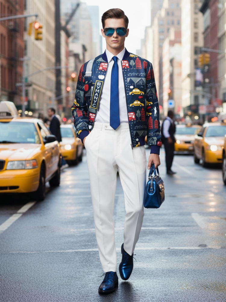 Men's HARLEM Bomber Jacket BYMANYC ® New York - My Men's Shop