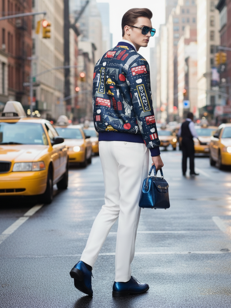 Men's HARLEM Bomber Jacket BYMANYC ® New York - My Men's Shop