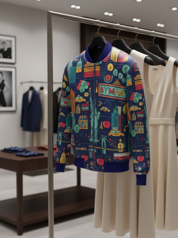 Men's MIDTOWN Bomber Jacket BYMANYC ® New York - My Men's Shop