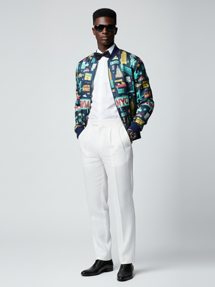 Men's WALL STREET Bomber Jacket BYMANYC ® New York - My Men's Shop