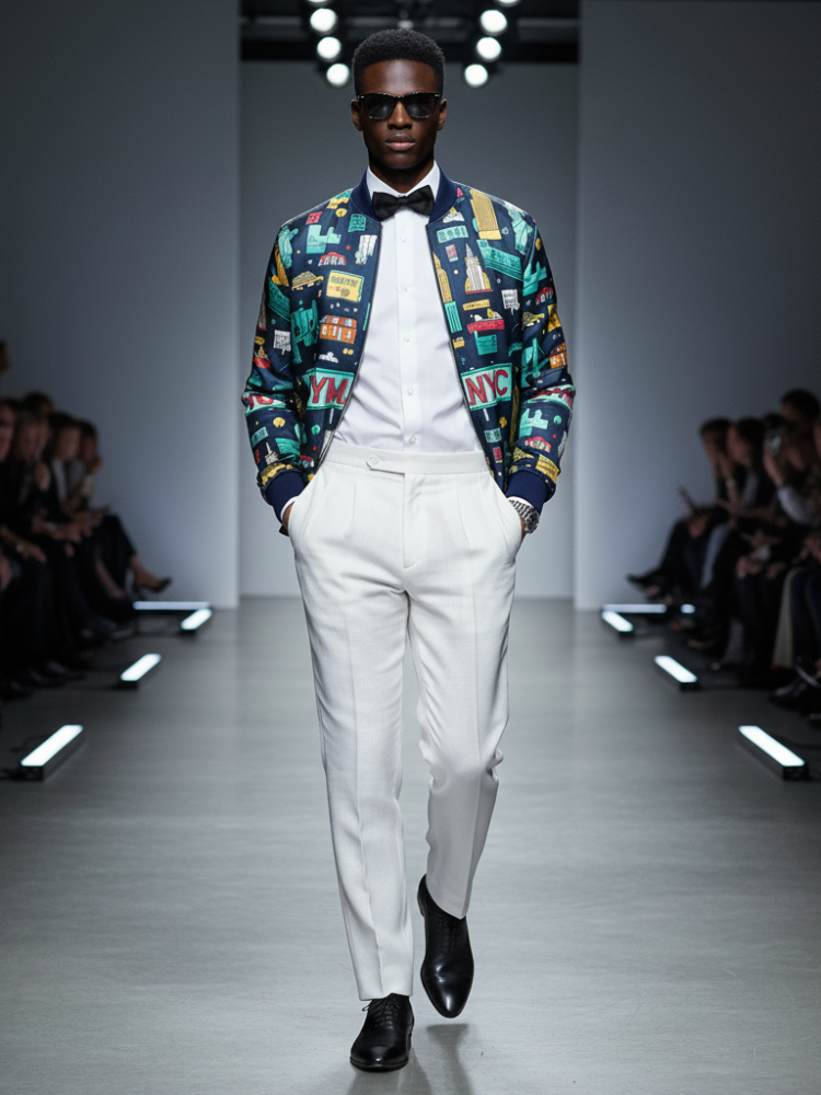 Men's WALL STREET Bomber Jacket BYMANYC ® New York - My Men's Shop