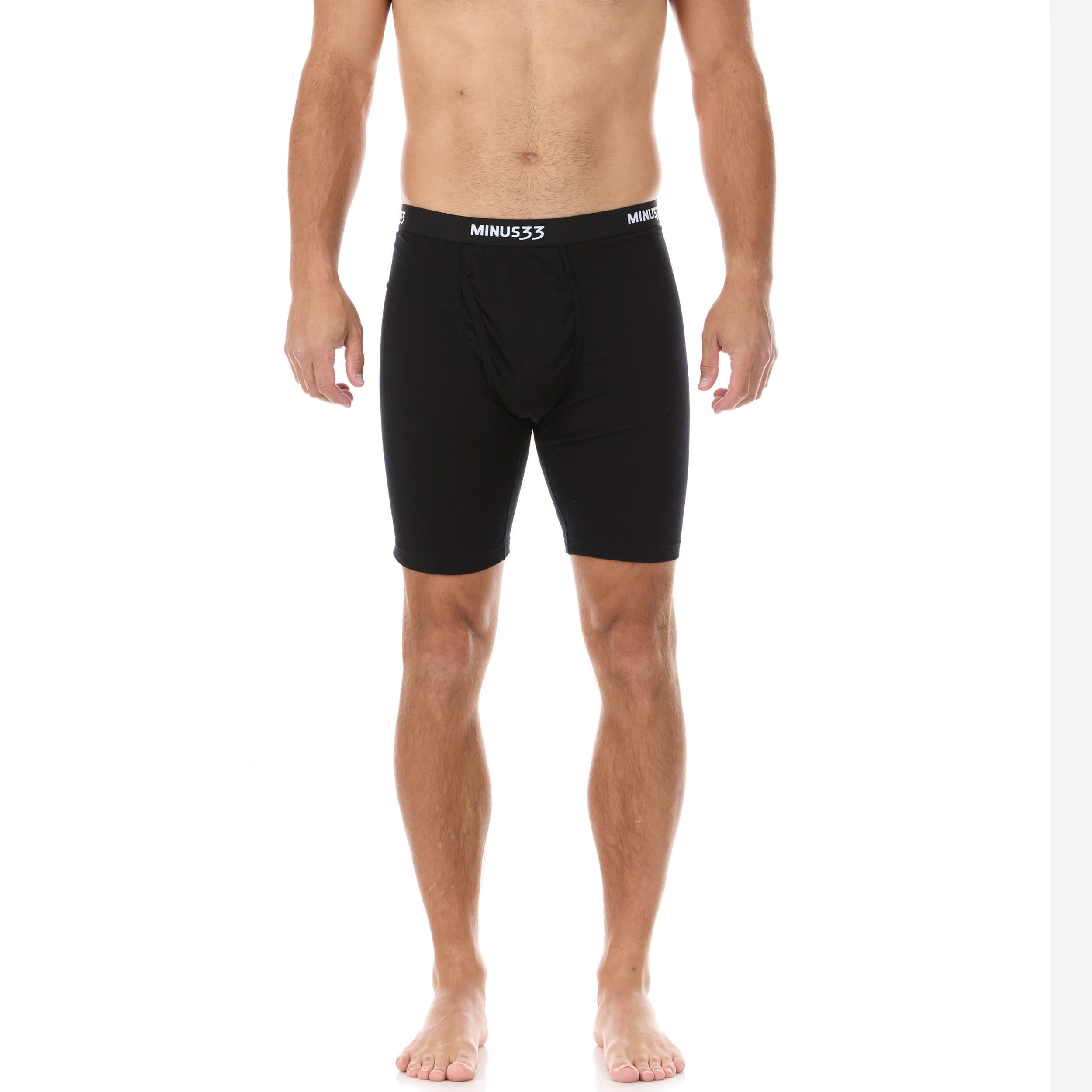 Men's Merino Wool Pouch Boxer Briefs - Microweight