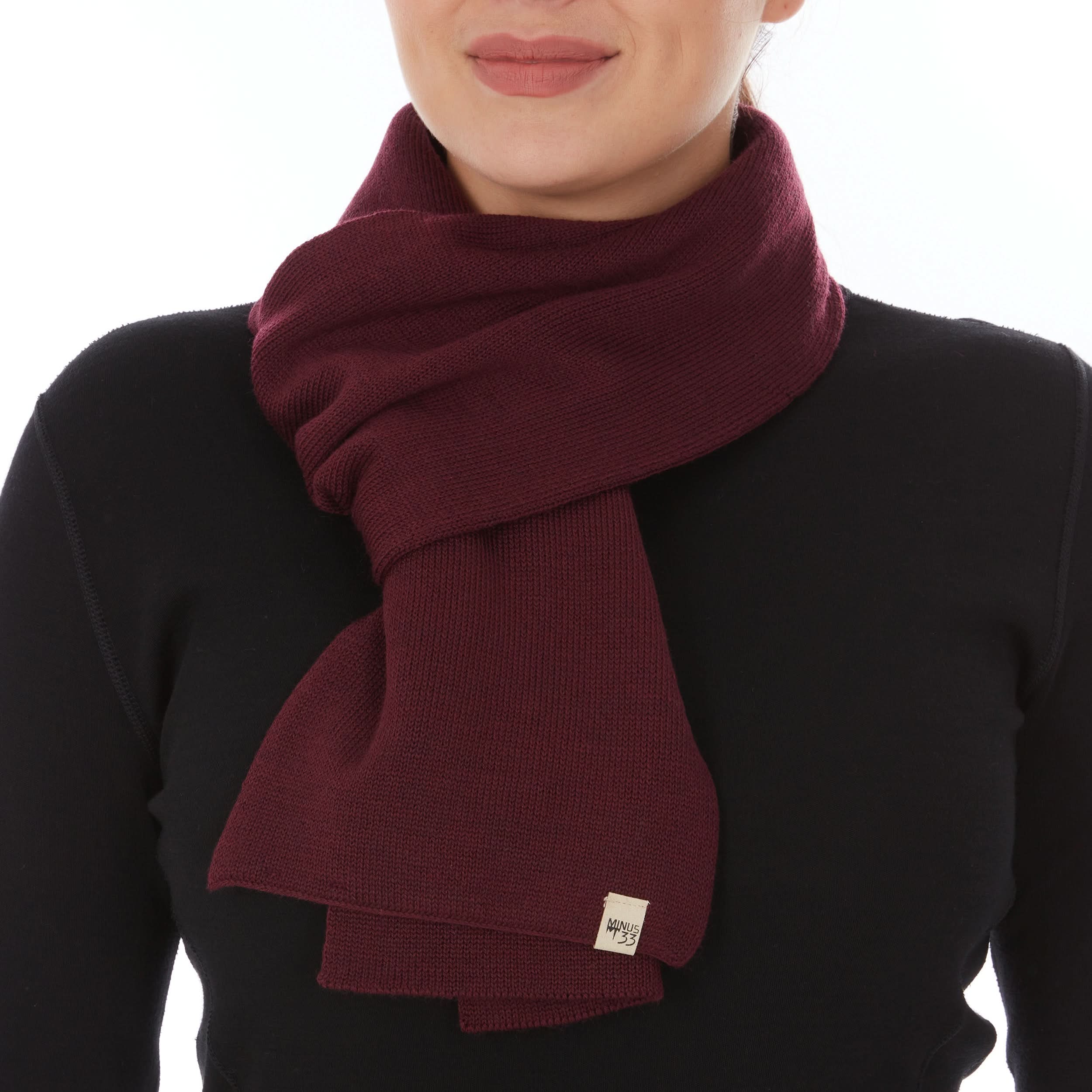 Merino Wool Knit Scarf | 100% Merino Wool