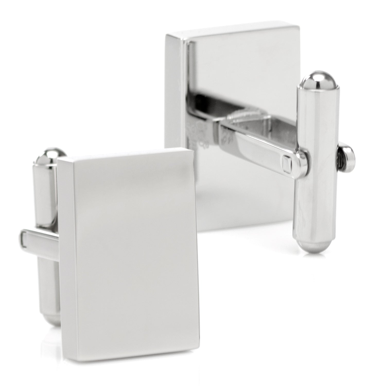 Custom Engraved Block Photo Cufflinks