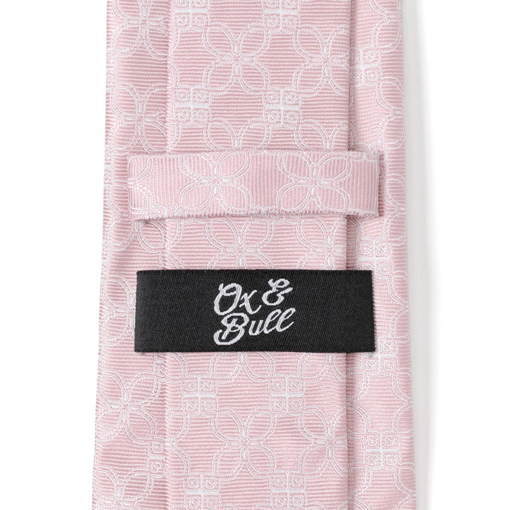 Pink Art Deco Men's Tie