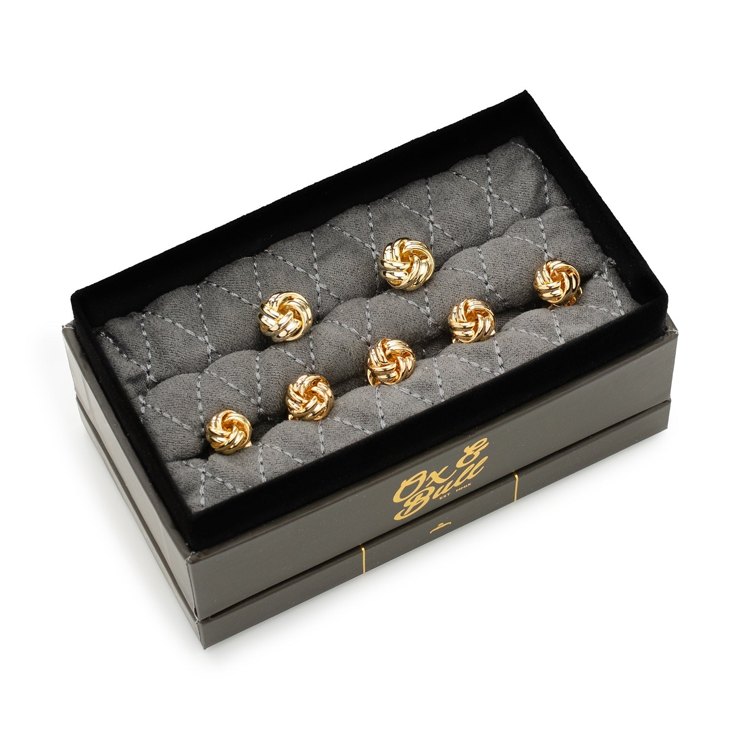 Gold Knot 5-Stud Set - My Men's Shop