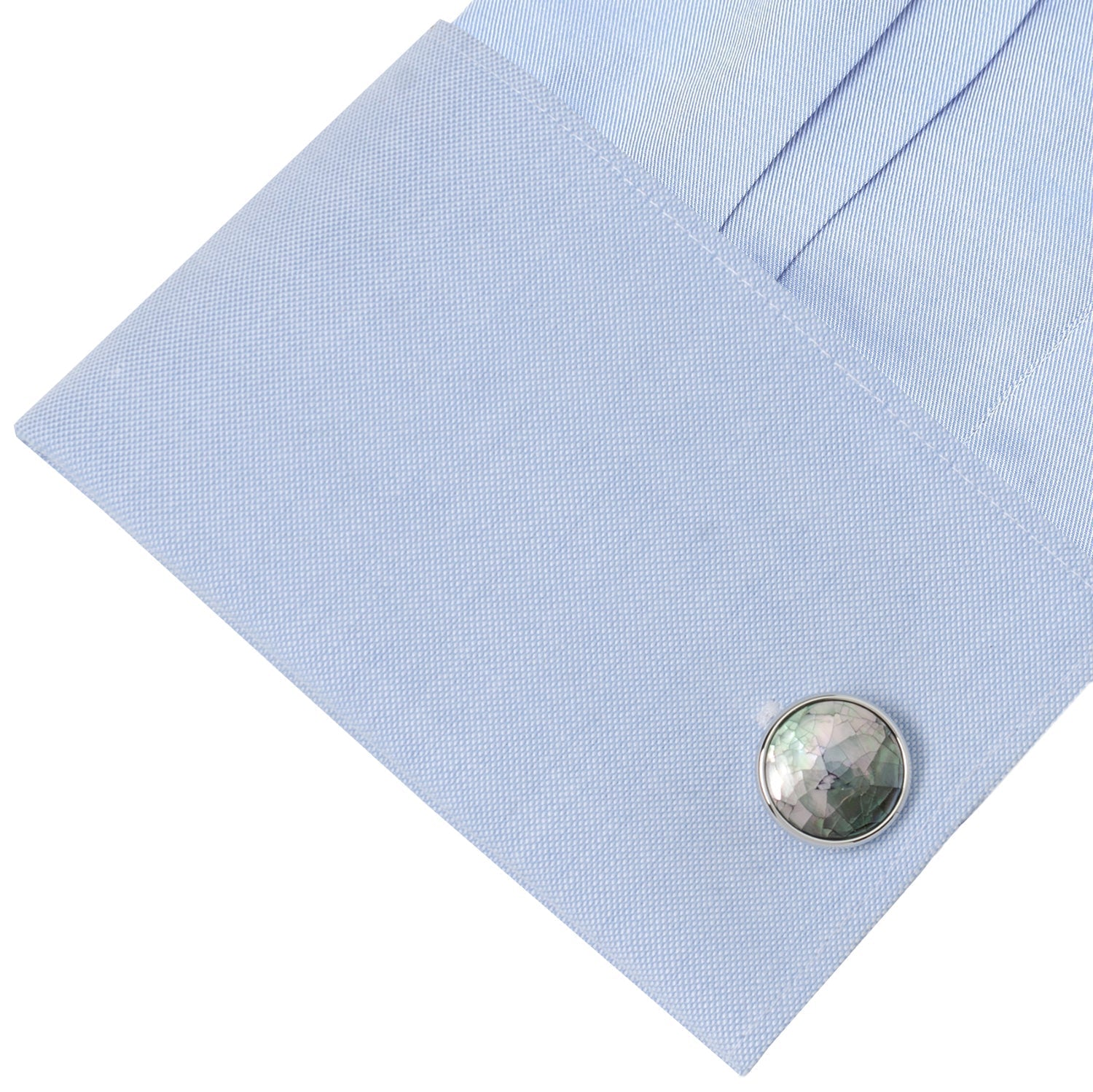 Mosaic Smoke Mother of Pearl Cufflinks