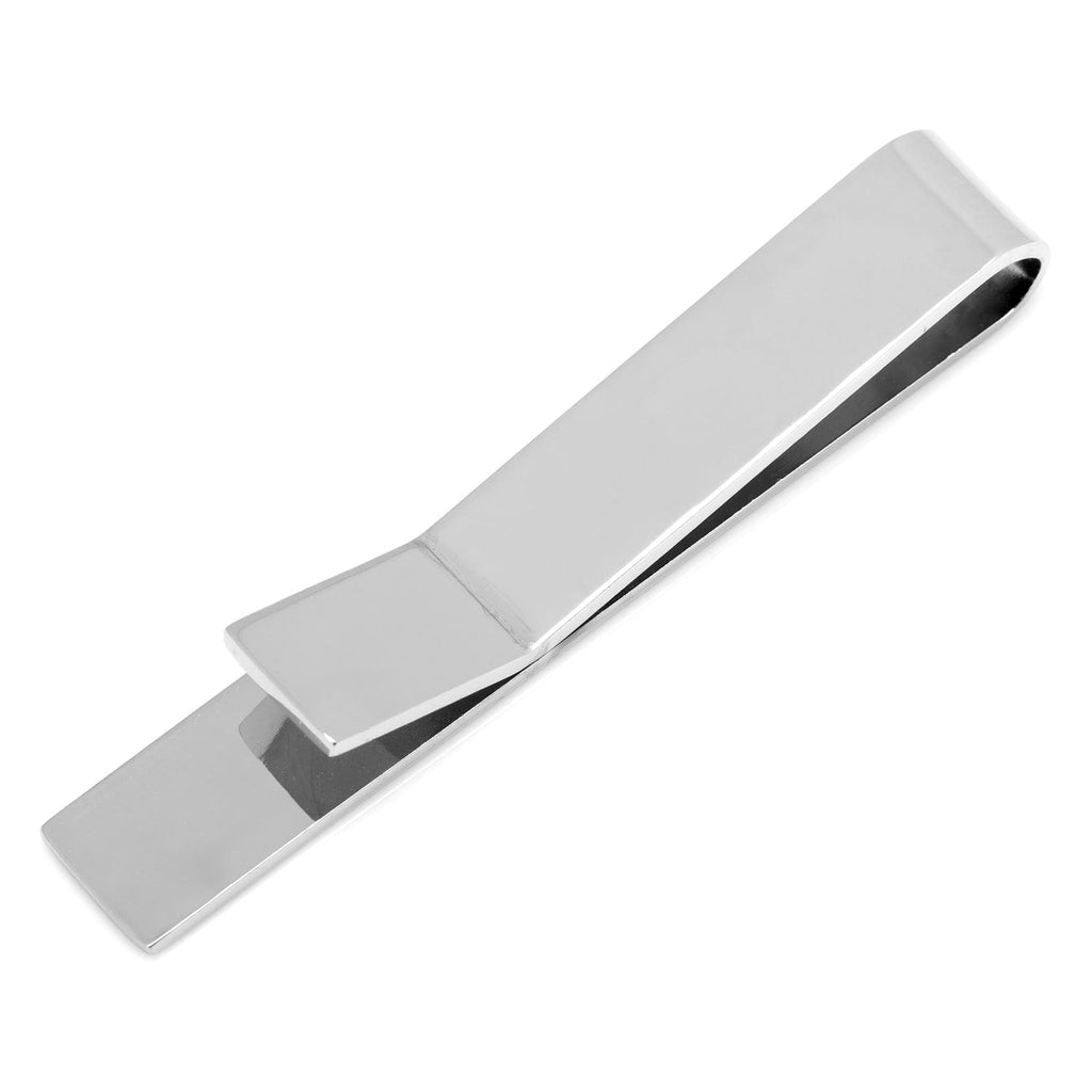 Engravable Rope Border Round Cufflinks and Tie Bar Gift Set