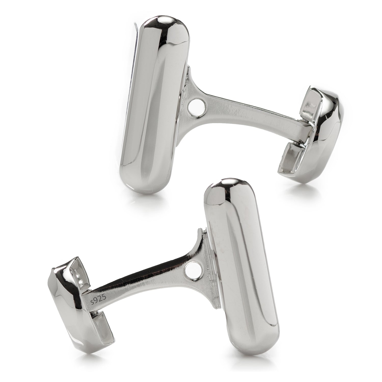 Sterling Silver and Lapis JFK Presidential Cufflinks