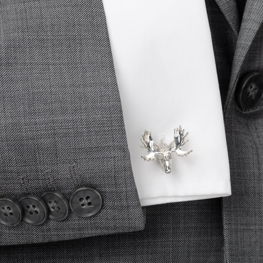 Antique Moose Cufflinks