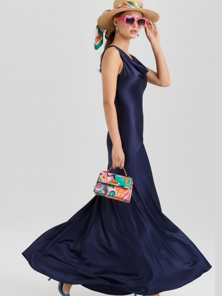 Off-the-Shoulder Fitted Chiffon Dress For Women, Upper West Side, BYMANYC New York. - My Men's Shop