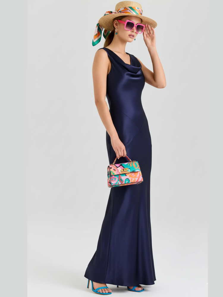 Off-the-Shoulder Fitted Chiffon Dress For Women, Upper West Side, BYMANYC New York. - My Men's Shop