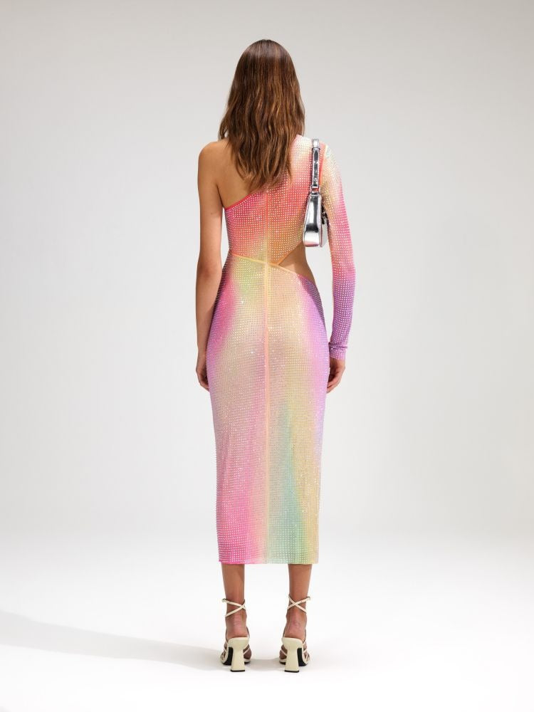 One-Shoulder Slit Dress with Cinched Waist For Women, Upper East Side, BYMANYC New York. - My Men's Shop