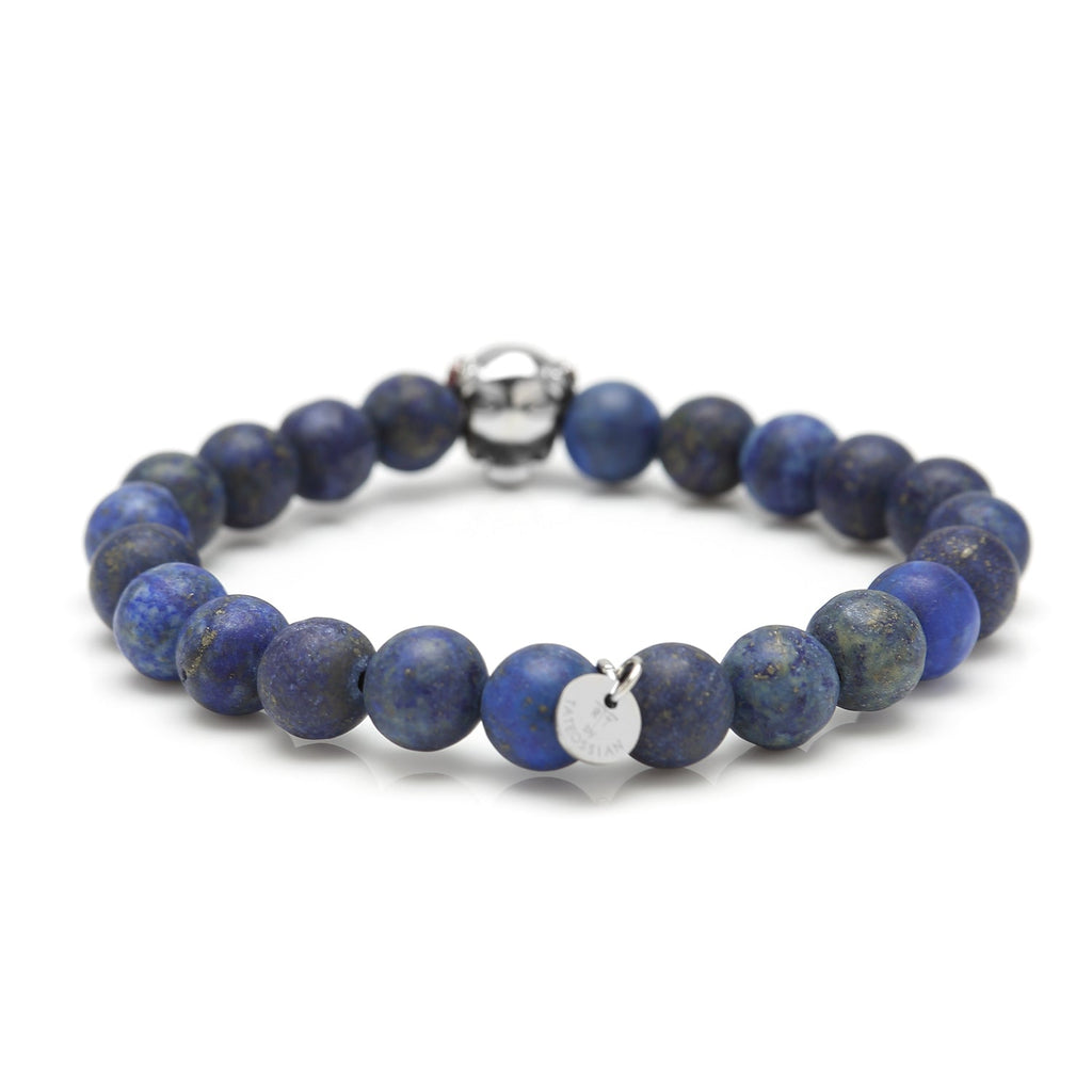 Gothic Skull Pop Rubber Bracelet Navy 39cm - My Men's Shop